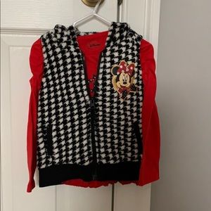 NWOT Minnie Mouse vest/shirt set